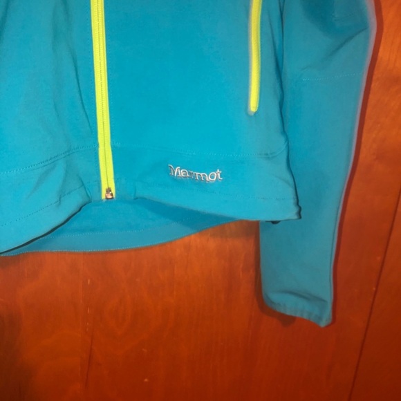 𝅺Marmot Women's Tempo softshell Jacket XS teal - Picture 5 of 7